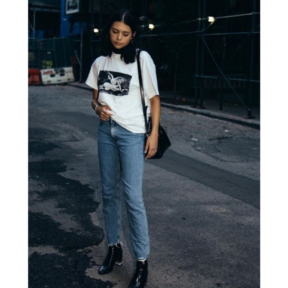 Nordstrom Open Edit Chloe Zip Boots Black Vegan Patent Leather Chunky Square Toe - Picture 9 of 15